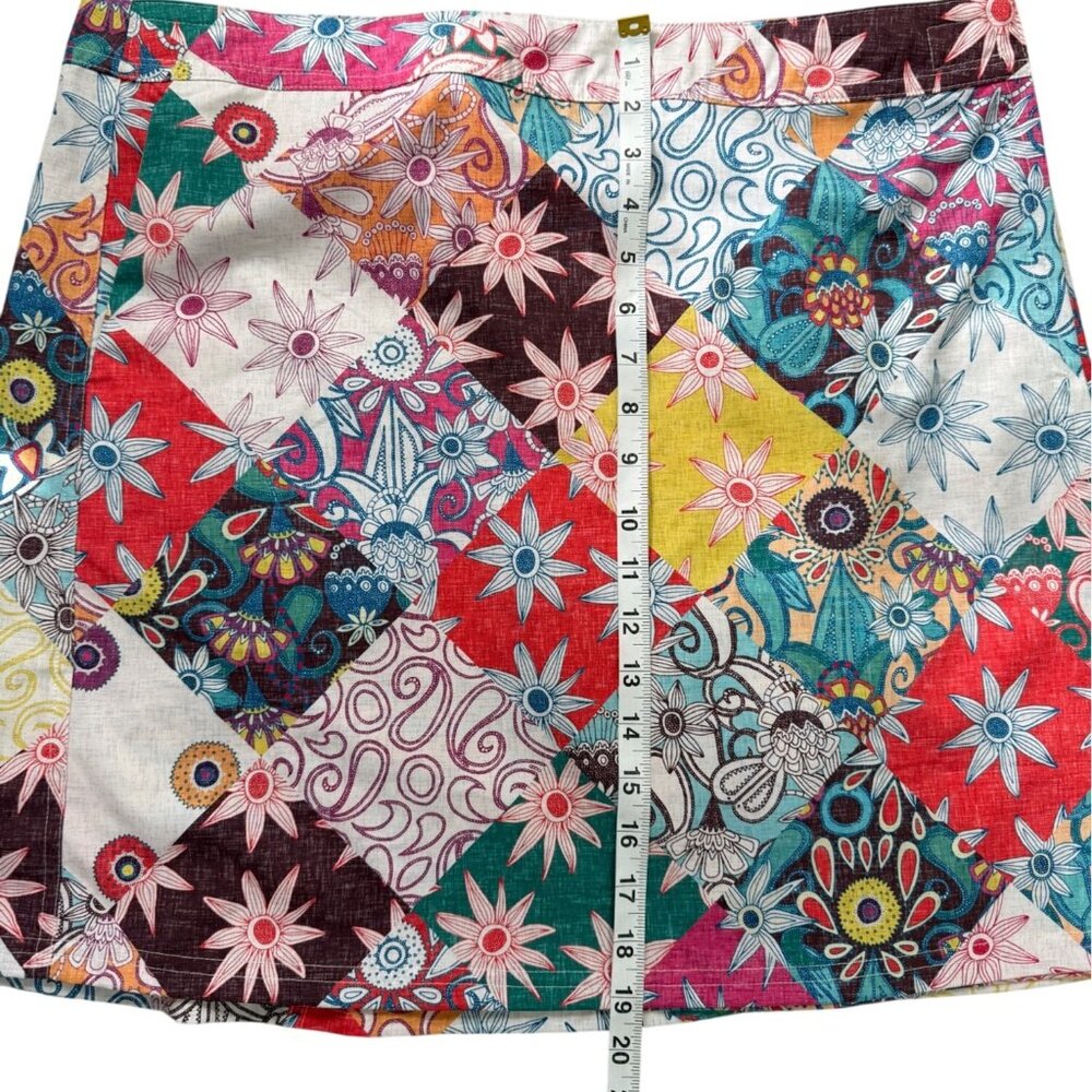 RipSkirt Patchwork Skirt Adjustable Waist Lightweight Quick-Dry Womens Size XL - Picture 6 of 7